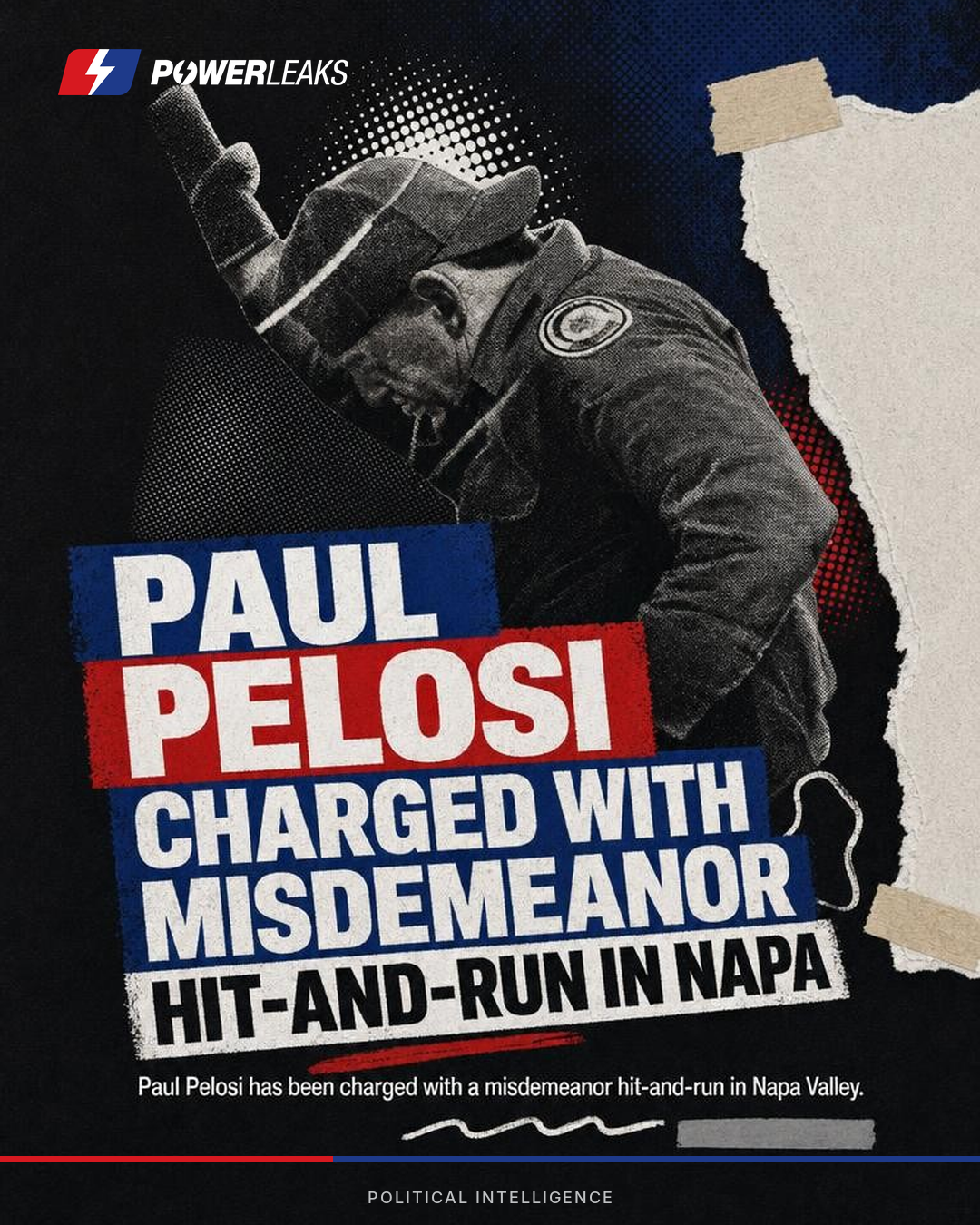 Paul Pelosi charged with misdemeanor hit-and-run in Napa
