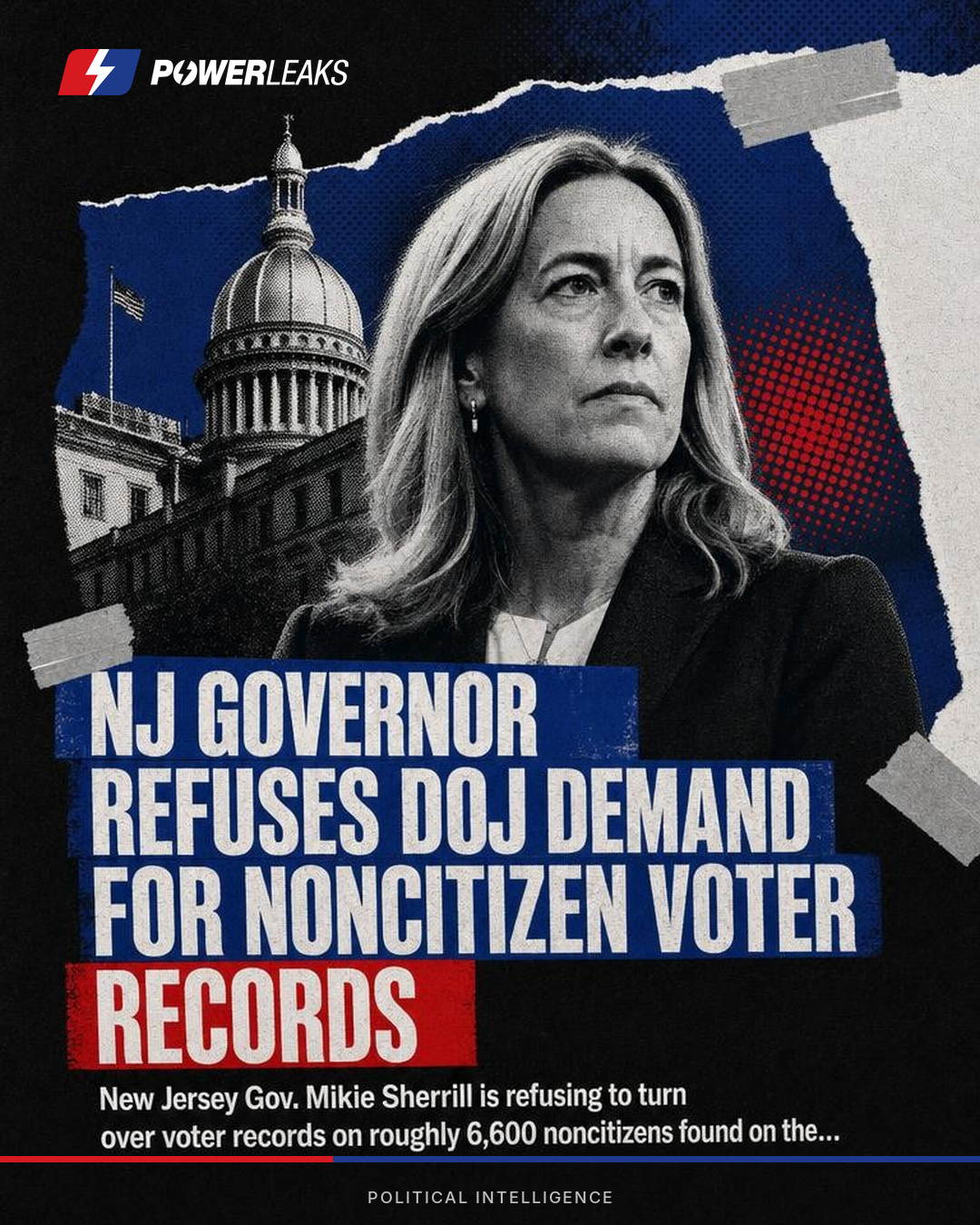 NJ governor refuses DOJ demand for noncitizen voter records