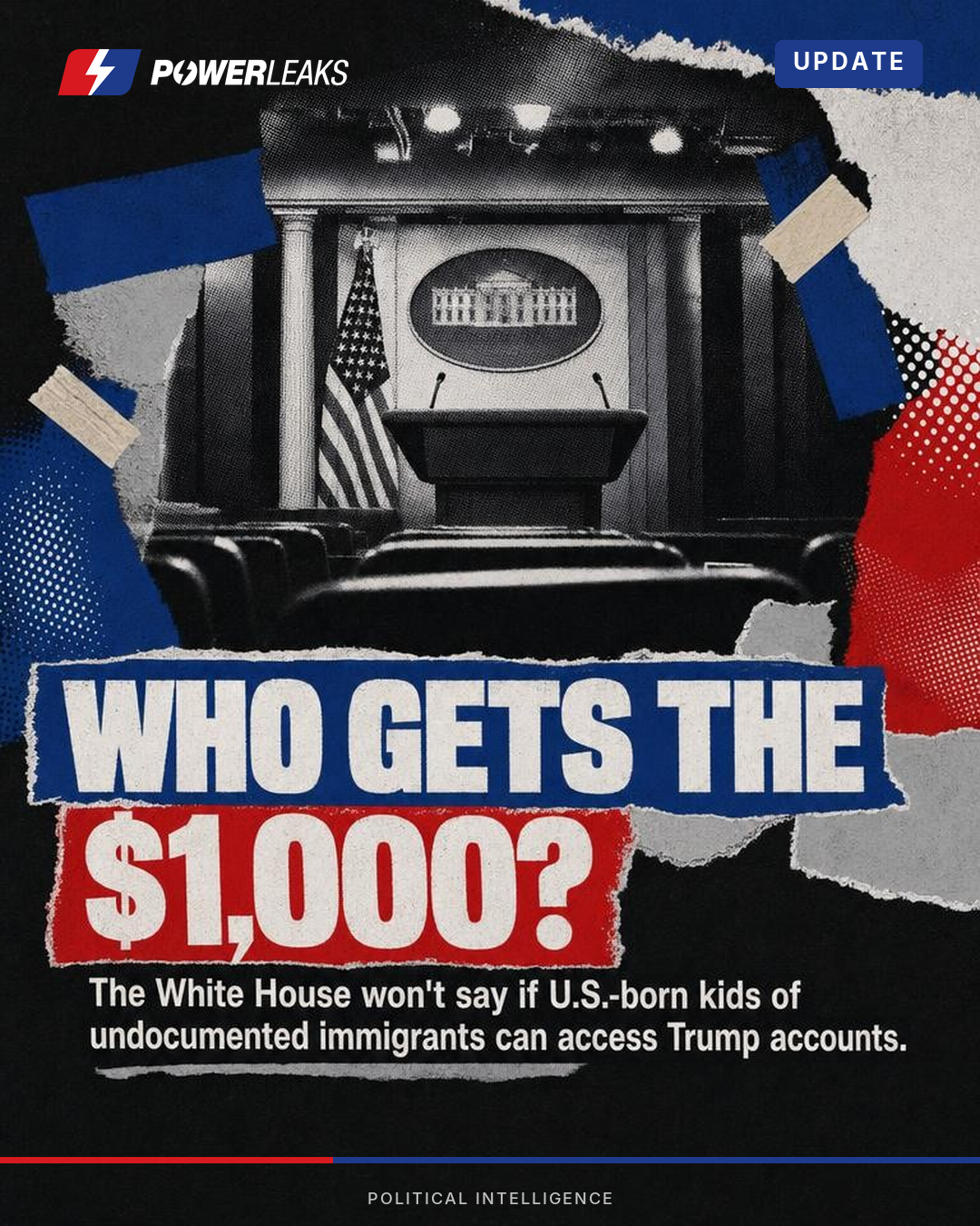 White House dodges on Trump accounts for undocumented immigrants' kids