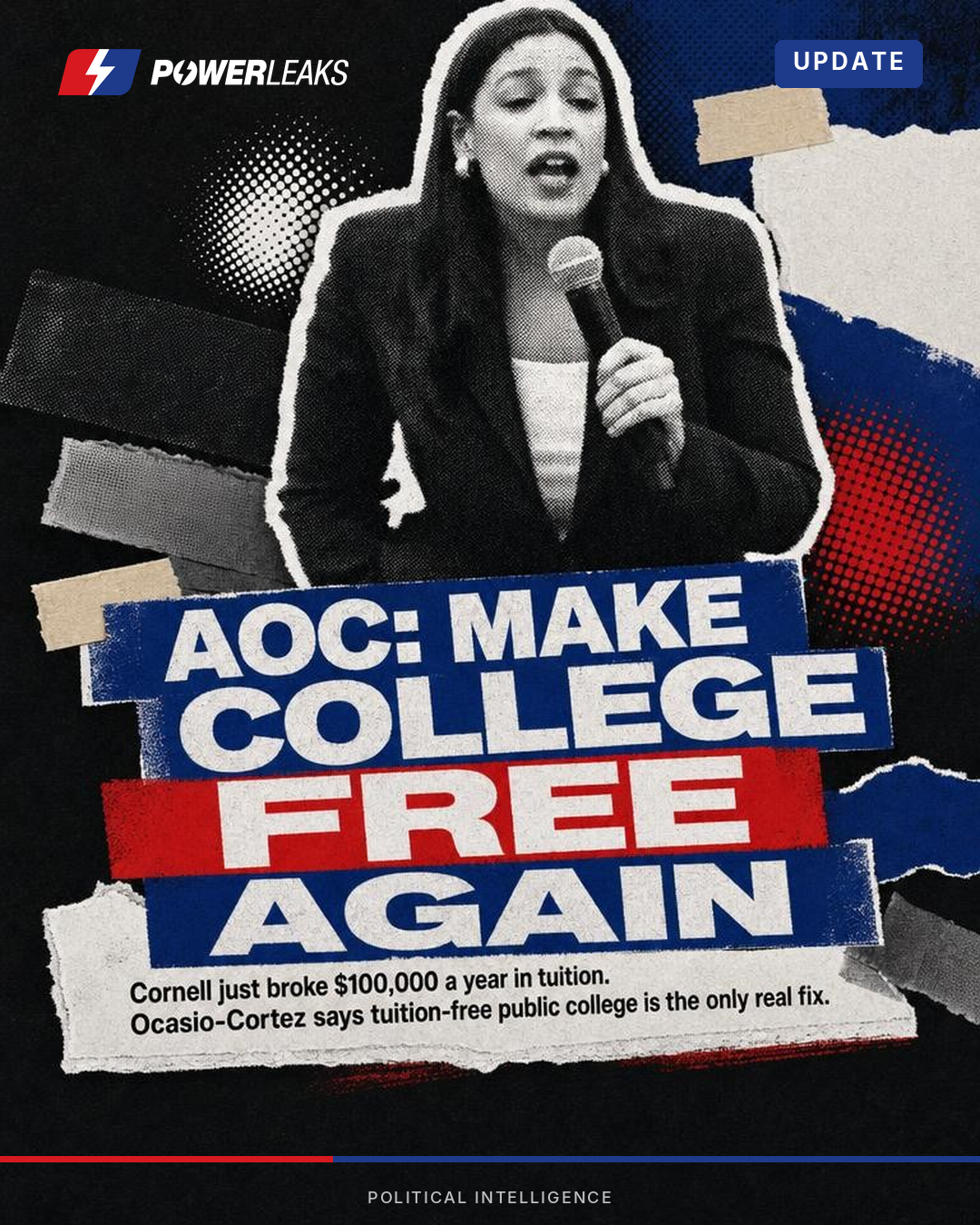 AOC says tuition-free public college is the only answer