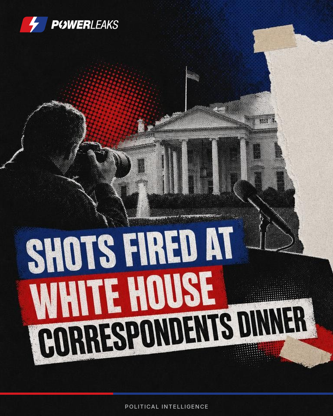 Shots fired at White House correspondents dinner