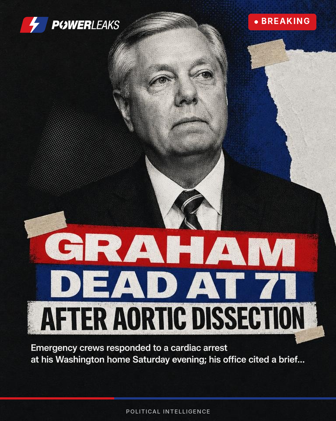 Graham dead at 71 after sudden aortic dissection