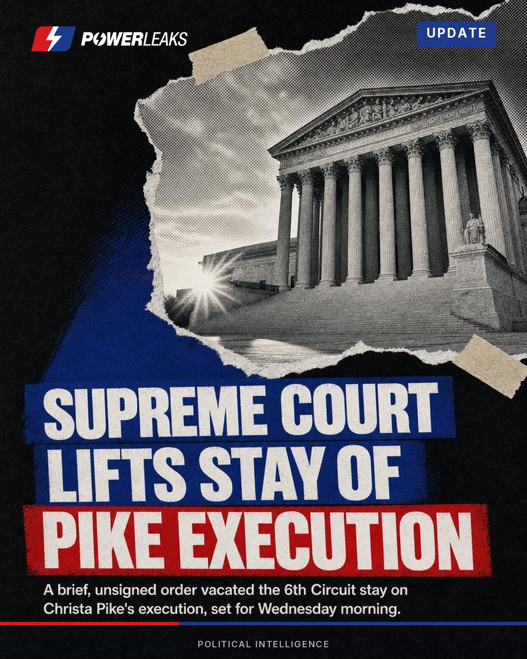 Supreme Court lifts last-minute stay of Pike execution