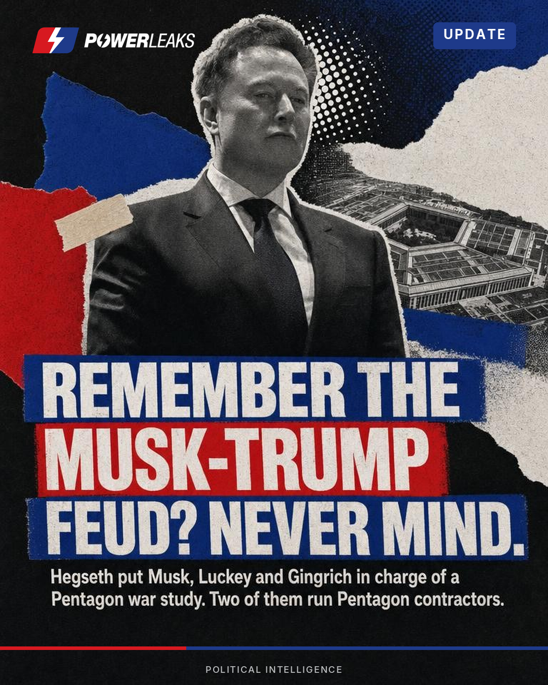 Musk returns to Trump world for Pentagon study